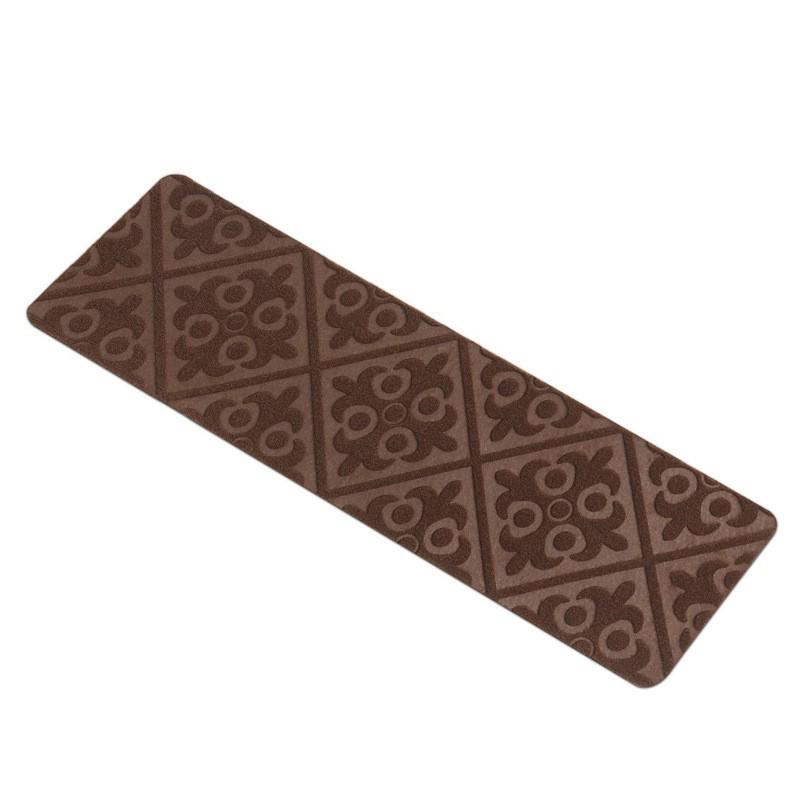 Non-Slip Stair Treads: Adhesive-Free, Cuttable, Wear & Dirt Resistant Mat for Stairs & Bathroom.