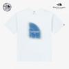 The North Face White Label Misty Logo Short Sleeve Round Tee White