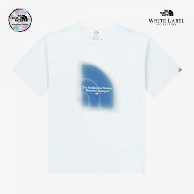 The North Face Women S miSty Logo Short Sleeve Round Tee White Nt7ur13j