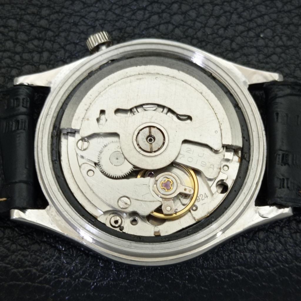 VINTAGE SEIKO AUTOMATIC 7019A JAPAN HERREN SCHWARZES ZIFFERBLATT UHR a500084-2 R151a-a500084