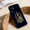 Belief Buddha Art Pattern Phone Case For Samsung Galaxy A13,21s,22,31,32,52,53,71,72,73,Soft Black Cover