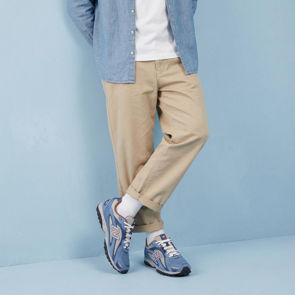 New Balance 204L Shoreline Blue Unisex Sneaker Washed-Burgundy U204LNPA