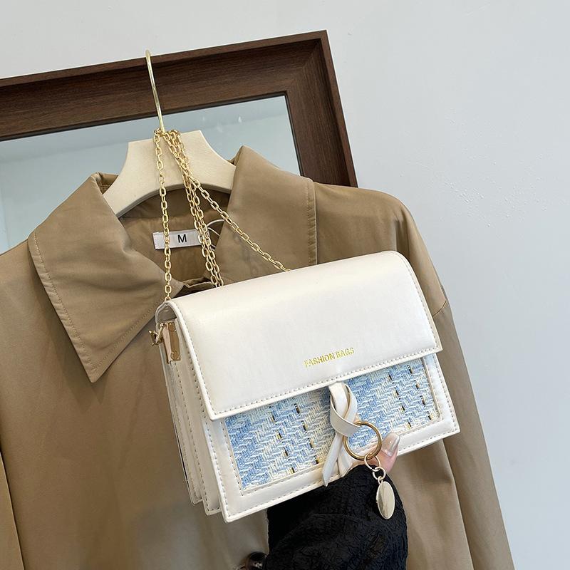 Small bag women's summer 2025 new trendy fashion chain underarm small square bag versatile shoulder messenger bag