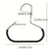 5pcs Clothes Accessories Hanger Cap Ties Belt Underwear Hook No Trace Non-slip Hat Rack Wardrobe Organizer Cap Ties Belt Storage