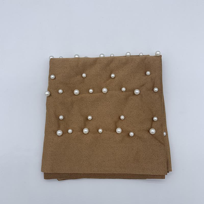 New Muslim Suede Turban Caps Twist Velvet Beading Hijab Bonnet Woman Indian Hat Head Wraps Turbante Femme Musulman