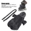 Pet Bathrobe Plush Soft Absorbent Dog Nightwear With Hood Waist Belt For Puppy Cats