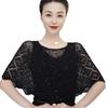 Versatile Vintage Style Crochet Shawl Knitted Hollow Out Shoulder Wrap Fake Collars Hollow Shawls Spring Autumn