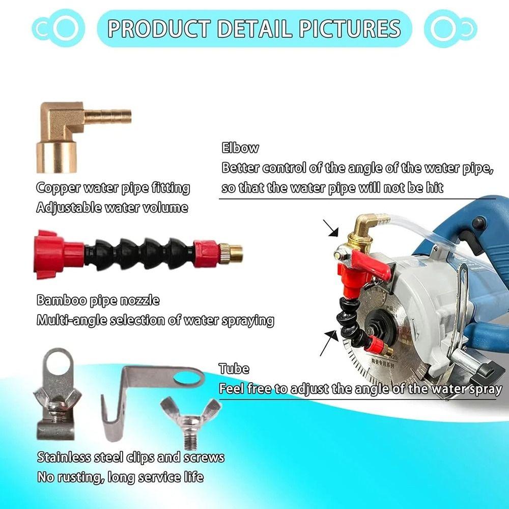 1Pcs Dust Remover Angle Grinder Water Sprayer Cooling Sprayer Nozzle  For Marble Brick Tile Cutting