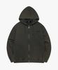 Lmc Washed Og Applique Zip Up Hoodie Charcoal