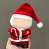 Mini Plush Doll Clothes Sweater Hat Dress Soft Doll Outfits Easy Wear Christmas Halloween Clothing for 17cm Dolls
