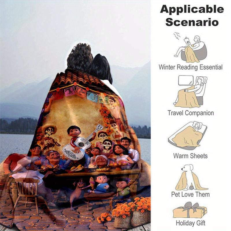 1pc, Celebrate Family Moments with a Cozy Home Blanket! Perfect for Bedroom, Living Room, Travel, Camping, Car
