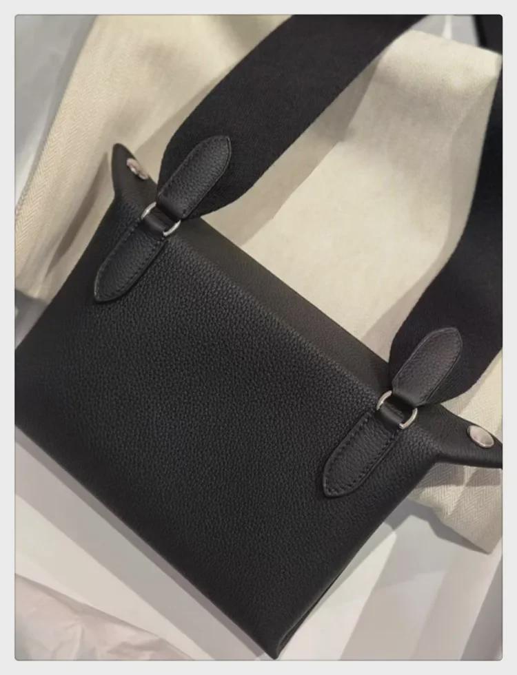Luxusní kabelka Evelyn z hovězí kůže: Unisex podnos na večeři, design na hrudník, pas, rameno a crossbody