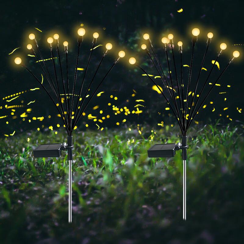 LED Solar Swaying Firefly Garden Lights