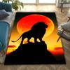 Wolf Heart Floral Fantasy Carpet Is Suitable For Living Room And Bedroom Doormats Office Balcony Decorative Carpet A8