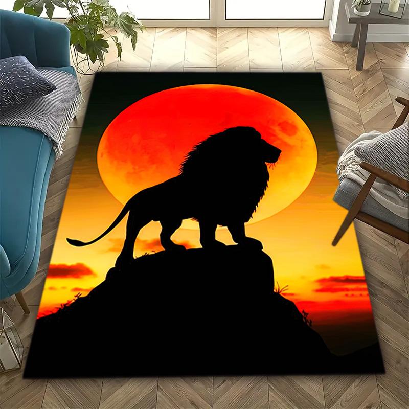 Wolf Heart Floral Fantasy Carpet Is Suitable For Living Room And Bedroom Doormats Office Balcony Decorative Carpet A8