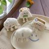 PP Cotton Food Dumpling Plush Keychain Mini Stuffed Dumpling Doll  Decoration Accessories