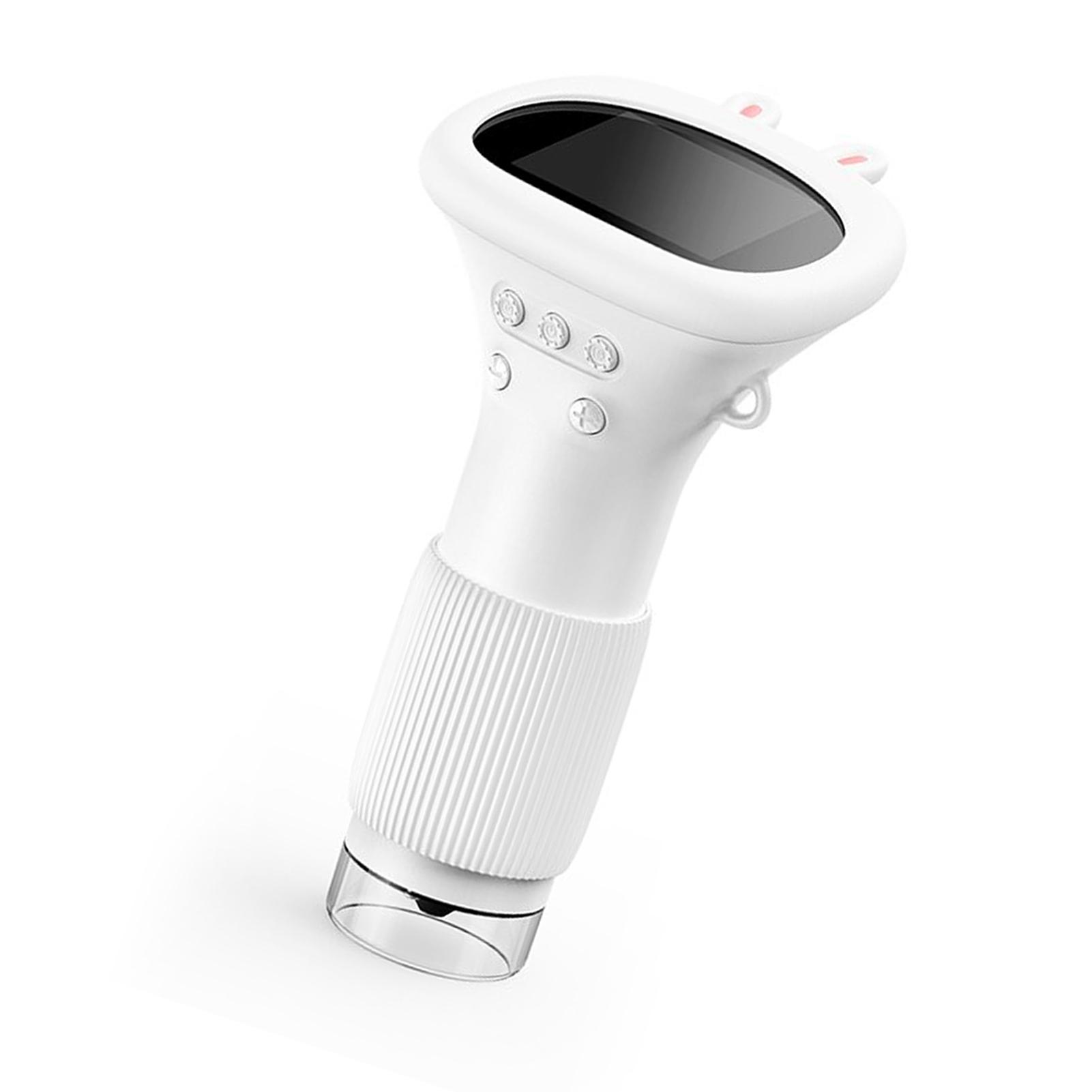 

2in Screen Handheld Microscope 2MP 100 to 1000X Zoom Real Time HD Imaging Portable Microscope with 8 LEDs White белый