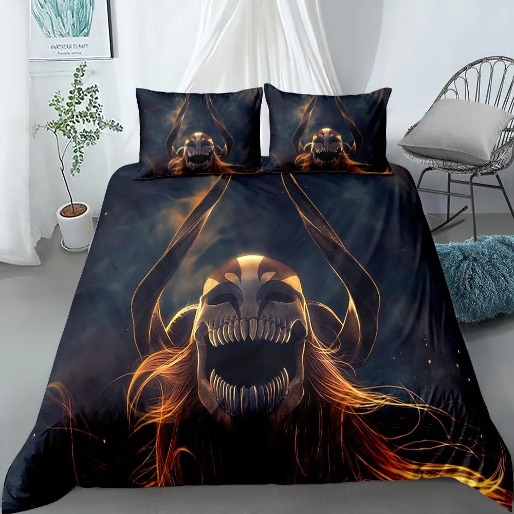 Anime bleach Children Bedding Set King Queen Double Full Twin Single Size Bed Linen Set