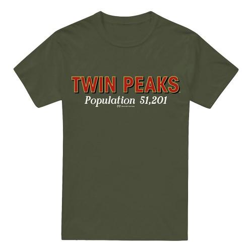 Twin Peaks Mens Population T-Shirt