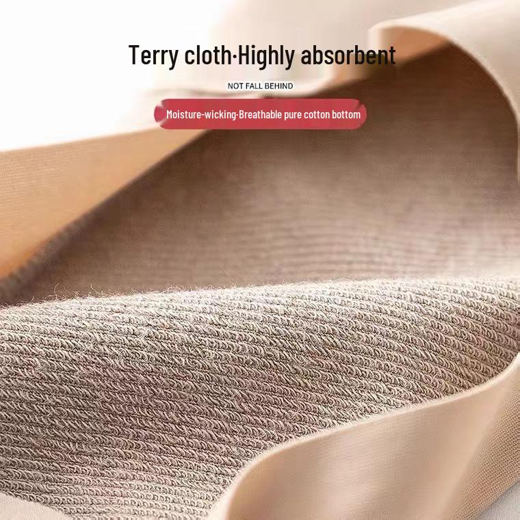 Men's Breathable No-Show Non-Slip Ice Silk Socks - Sweat-Absorbent & Odor-Resistant