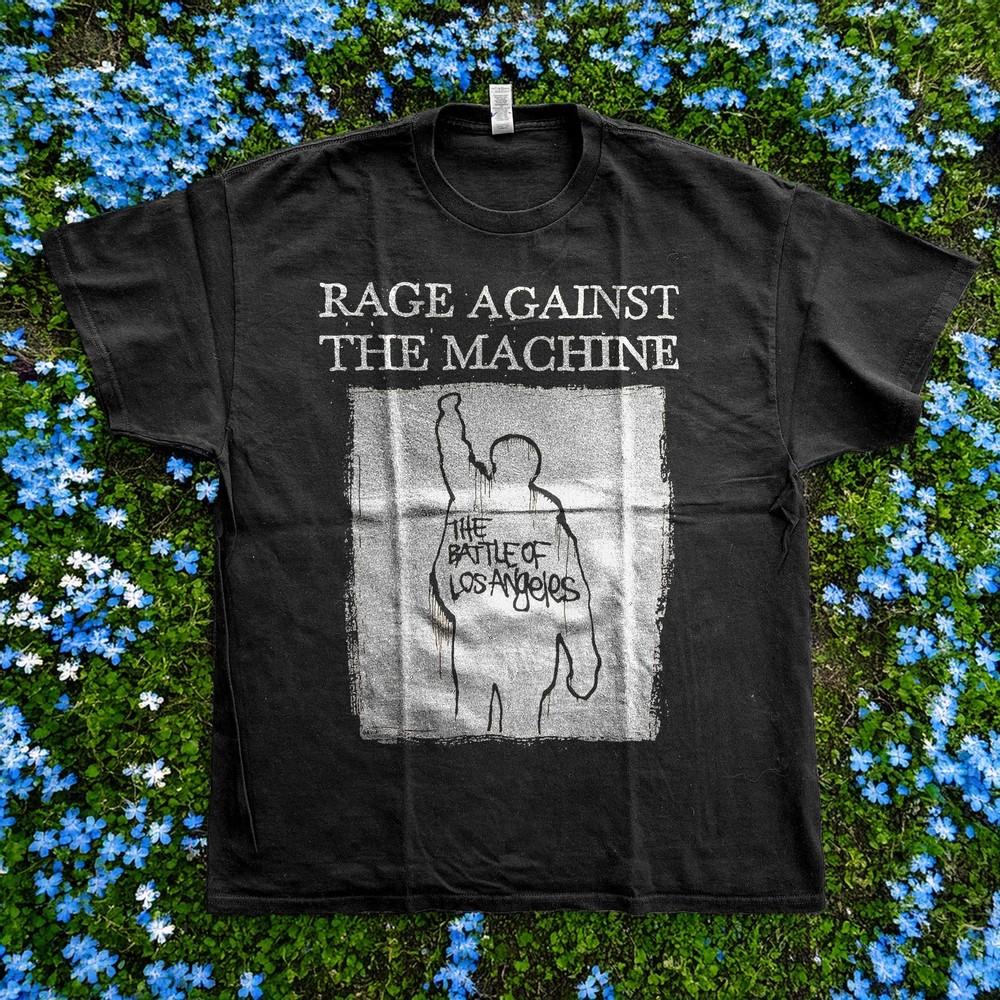 Rage Against The Machine 1999 Battle LA Retro Unisex TShirt Size S5XL Unisex T-Shirt XL