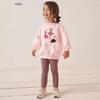 Cute Long Sleeve Cartoon Kids Set - Casual T-Shirt Outfit