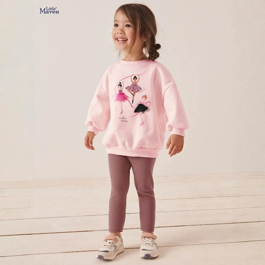 Cute Long Sleeve Cartoon Kids Set - Casual T-Shirt Outfit