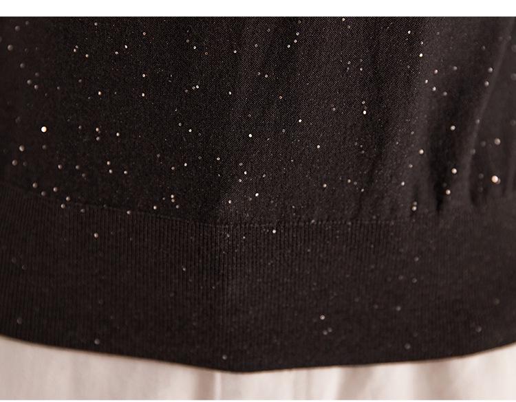 Women's Autumn Wool & Silk Slimming Sweater - Versatile, Comfortable, Everyday Style