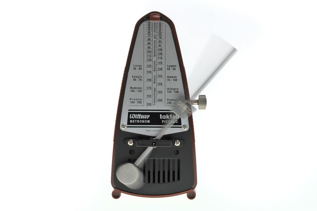 Wittner Metronome Tactel Piccolo Mahogany Brown 831