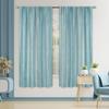 American Retro Printed Curtains For Wooden Doors, Rod Pocket Polyester Curtains, Bedroom, Study, Living Room Decorative Curtains