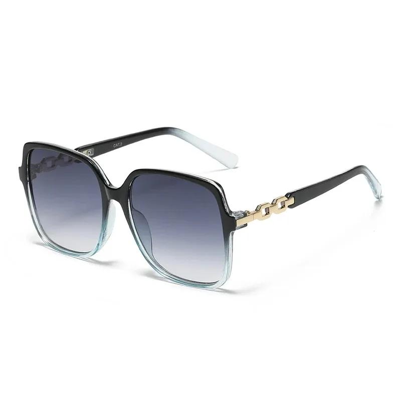 Retro Vintage Cat Eye Women Sunglasses Designer Fashion Black Sun Glasses Big Frame Cool Sexy Female Eyewear  Mujer