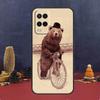 Cartoon Grizzly Bear Case For Oppo A94 A74 A54 A15 A17 A57 A6 A5 Pro A16 A76 A96 A40 A60 A80 A18 A38 A58 A78 A98