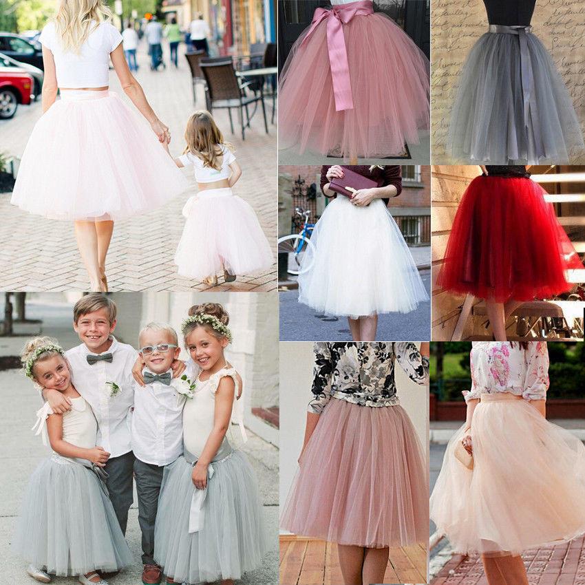 Jupe Tutu Femme Mini En Tulle - Style Rétro Années 50, Taille Élastique - Pour Soirée, Bal, Danse, Déguisement
