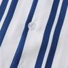 Haut Décontracté de Vacances Hawaïennes pour Homme Ample Confort Chemise à Manches Courtes Rayée