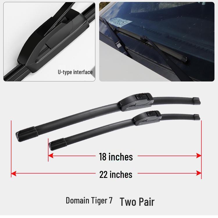 JMC Yuhu 3-5-7 Boneless Wiper Blade Rubber Strip - Car Accessory