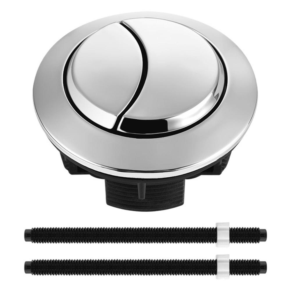 For Toilet Tank Cistern Replacement Dual Flush Button Toilet Repair Black Dual Button Design Full And Half Flush China Mainland
