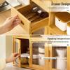 Bamboo Kitchen Countertop Storage Cabinet