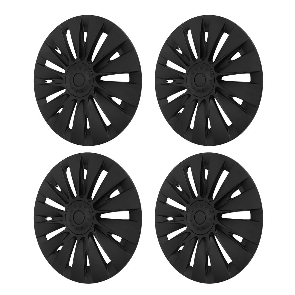 4pcs 19in Wheel Covers ABS Matte Black Hub Replacement for Juniper 2021-2024