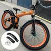 Bike Mudguard Front Rear Set Components for Mountain Bike Traveling Outdoor Orange.