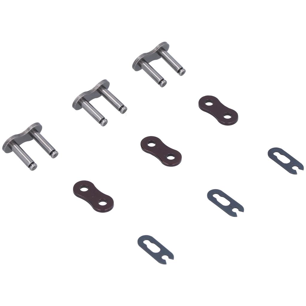 9pcs Chain Joint Connector Clip Steel Alloy for ATV Motorcycle Dirt Bike 530H Heavy Duty