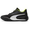 Triple Basketball Men's Black White Green Sneakers 195217-08