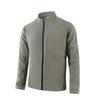 Unisex Autumn/Winter Cotton Stand-up Collar Cardigan Hoodie with Long Sleeves and Zipper