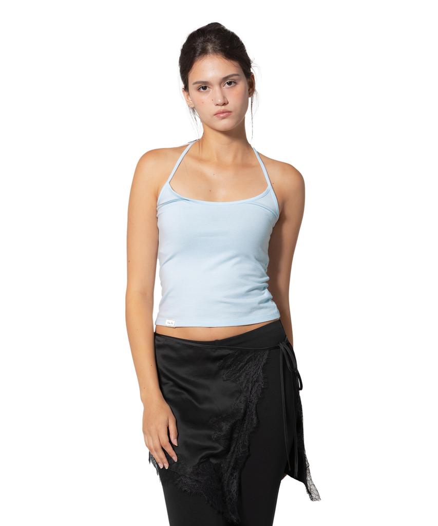 Fifth Ailius Satin Lace Waist Wrap Black