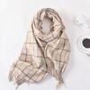 Imitation Cashmere Plaid Scarf Exquisite in New Style High End Korean Style Versatile Winter Neck Warmer Scarf