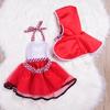 Halloween Newborn Little Red Riding Hood Cosplay Tutu Dress +Cape Costume Outfit Photo Prop Girl Tutu Party Dress Baby Clothes