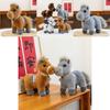 Plush Pony Toy With Pp Cotton Filling For Children Gift And Decor
