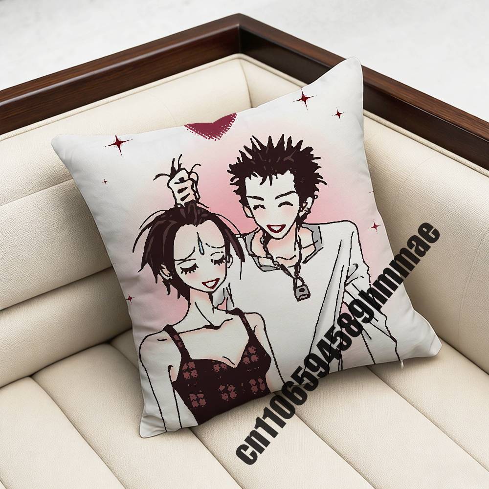 For Ren Nana Osaki Yasushi Shin Throw Pillow Case Sham 45X45Cm Decoration Square Sofa Pillowcase Pad Cover