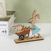 Easter Decoration Wooden Easter Bunny Decor Happy Easter Home Party Kids Gift Easter Decor Supplies
