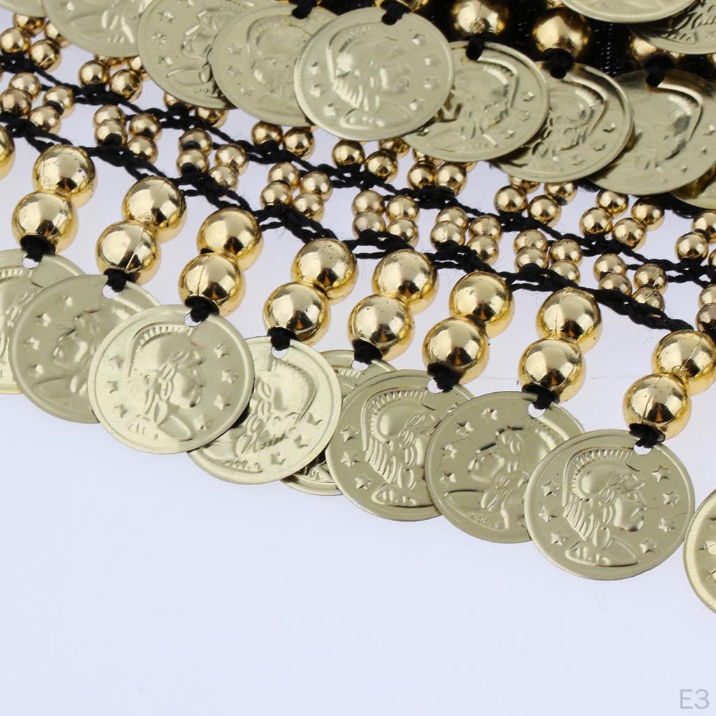 Fashion Style Velvet Dangling Coins Belly Dance Triangle Hip Scarf