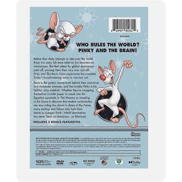 Pinky And The Brain Complete Series (DVD,12-Disc Set,Vol.1 2 3) NEW
